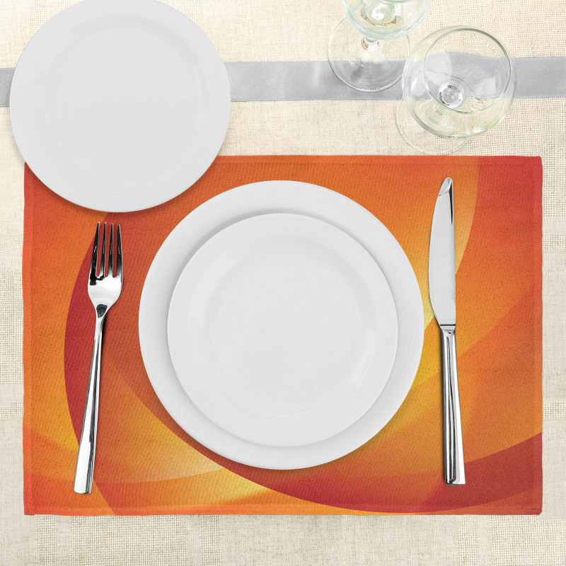 Colorful Twist Lines Place Mats