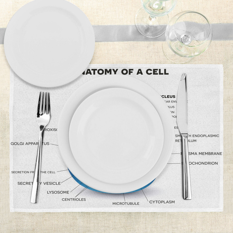 Microscopic Parts Place Mats