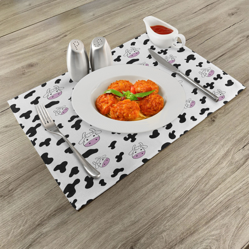 Animal Hide Design Place Mats