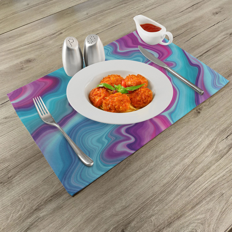 Abstract Color Formation Place Mats