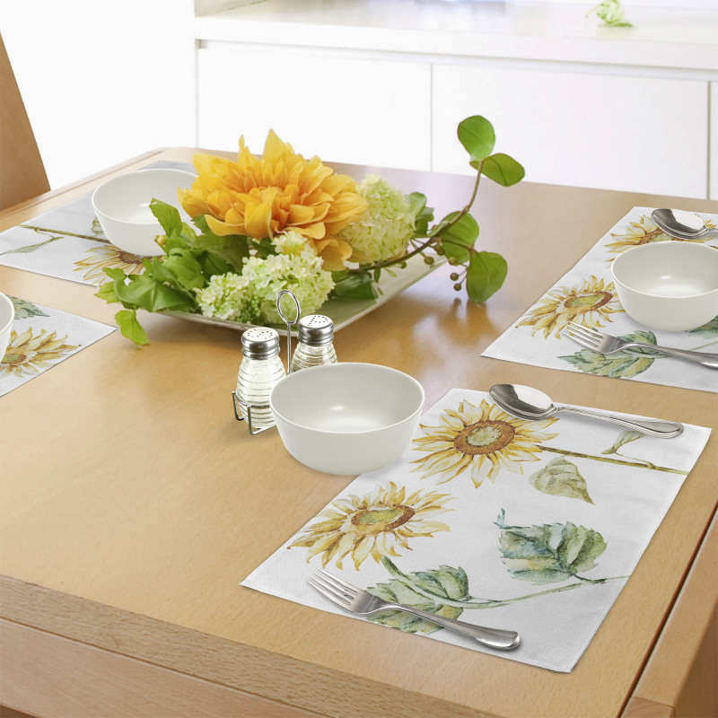 Alluring Sunflowers Place Mats