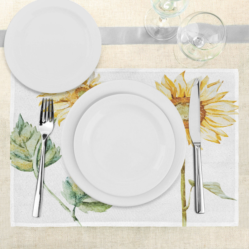 Alluring Sunflowers Place Mats