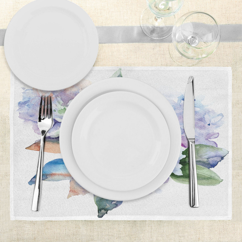 Blooming Hydrangea Place Mats