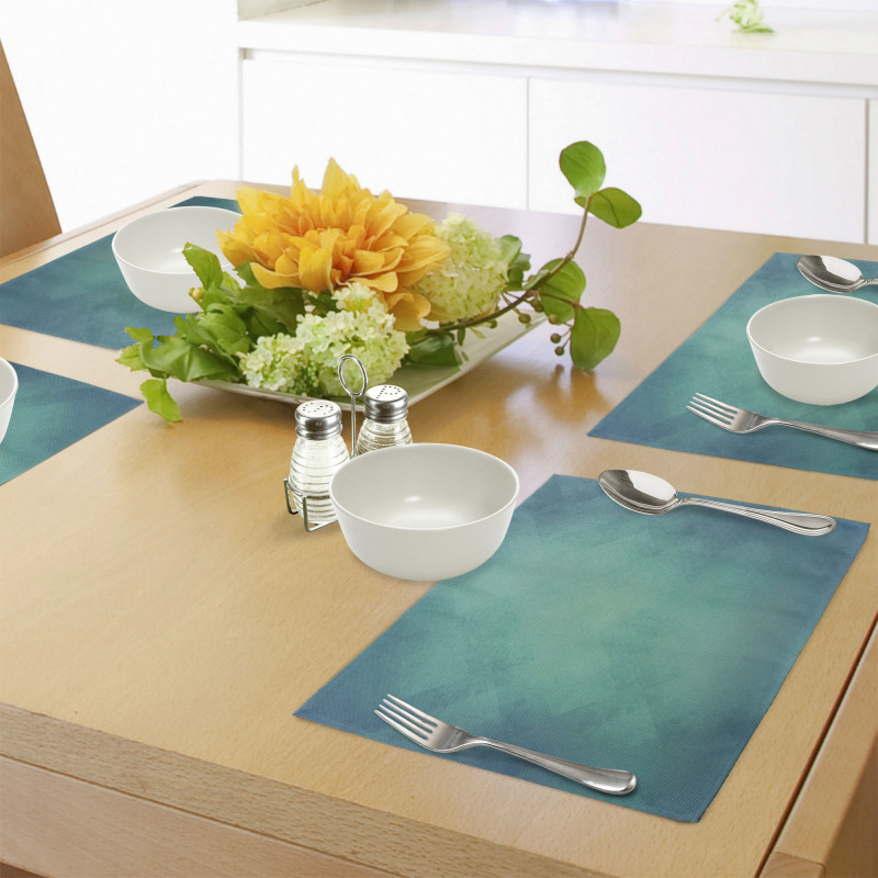 Retro Grunge Tranquil Place Mats