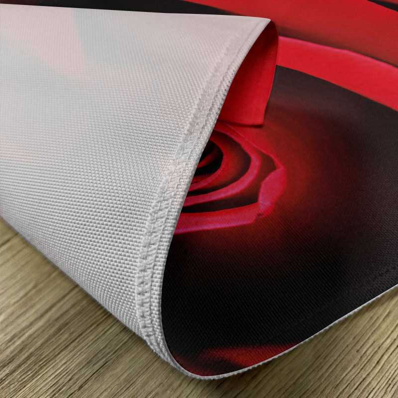 Swirled Petals Red Blossom Place Mats