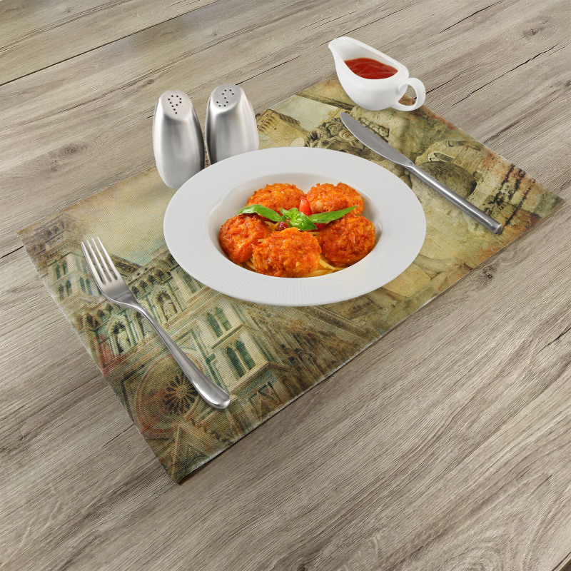 Florence Collage Place Mats