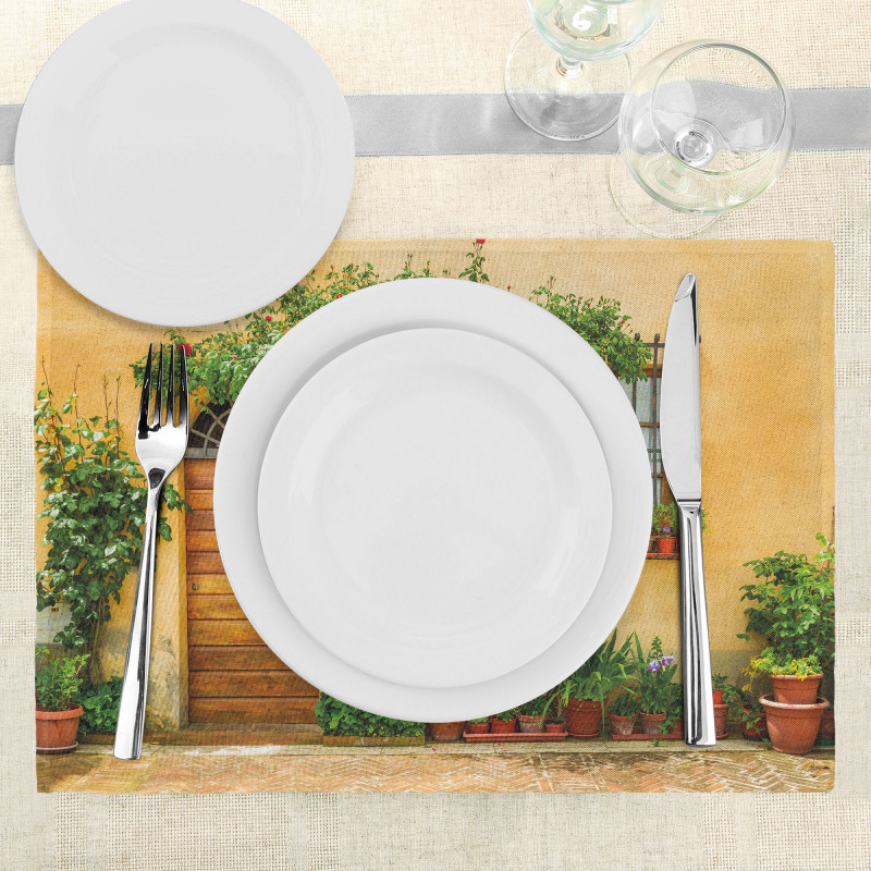 City Life in Tuscany Place Mats