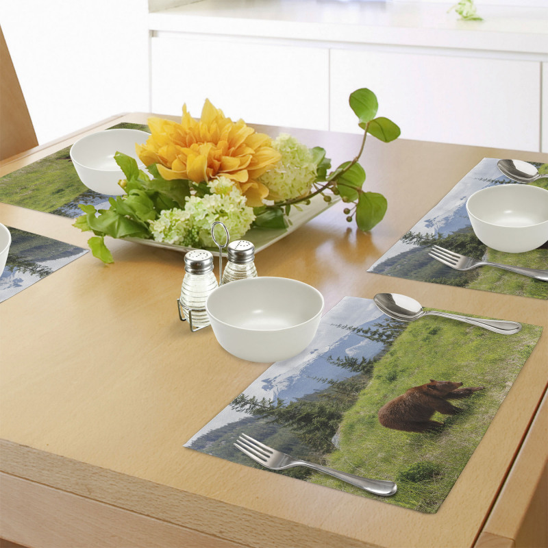 Fur Animal Nature Habitat Place Mats