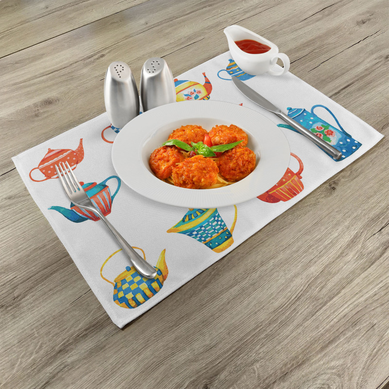 Teapots Design Place Mats