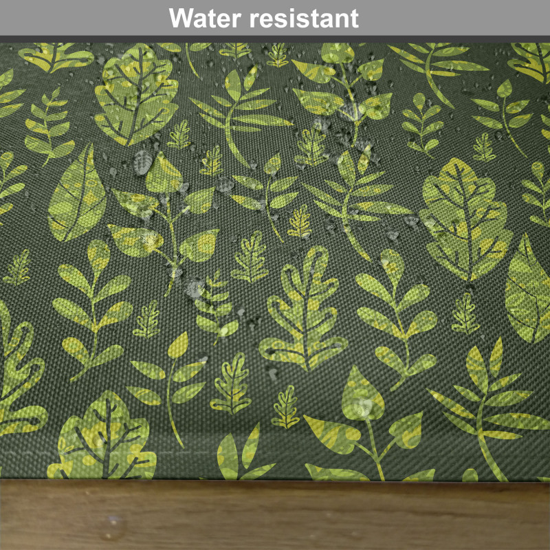 Patterned Green Leaves Place Mats