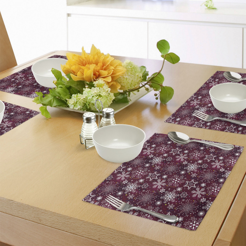 Flakes Colorful Place Mats