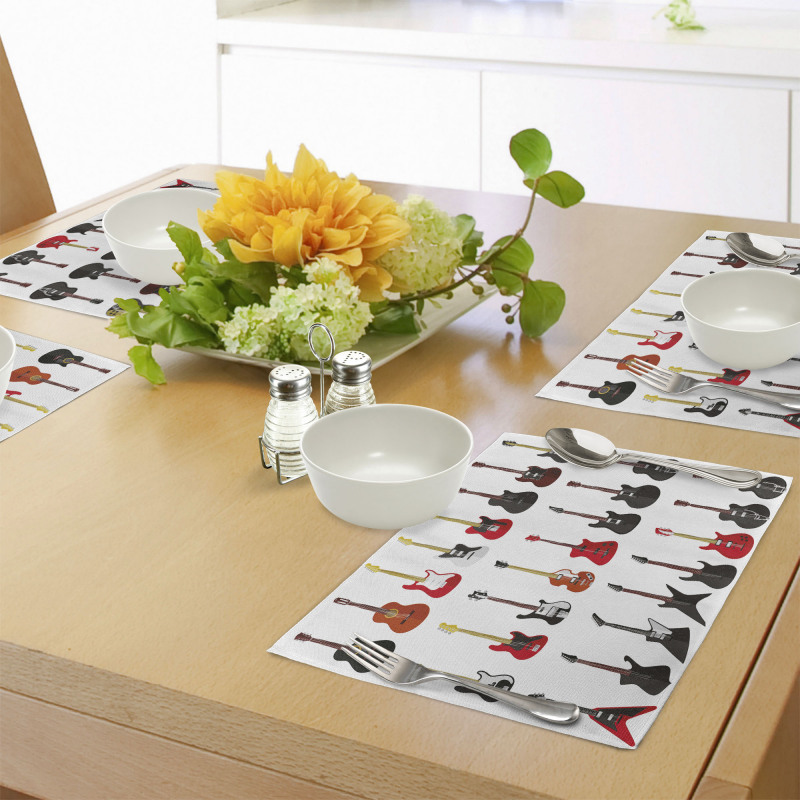 Instruments Acoustic Place Mats