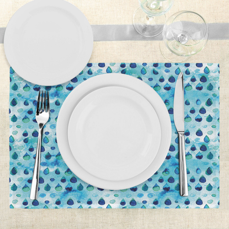 Waterdrops Quirky Place Mats