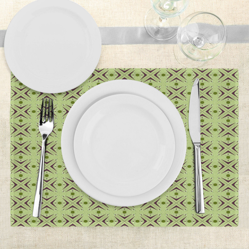 Atomic Boomerang Place Mats