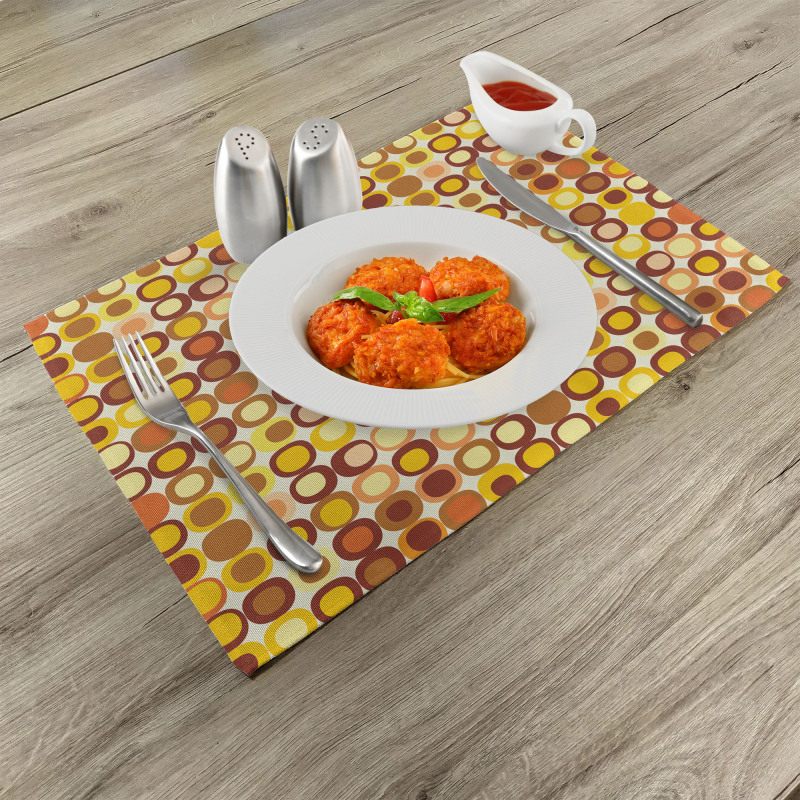 Design Retro Square Place Mats