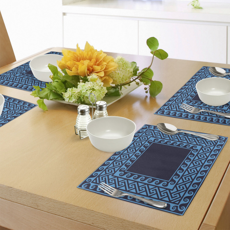 Swirl Waves Hellenic Place Mats