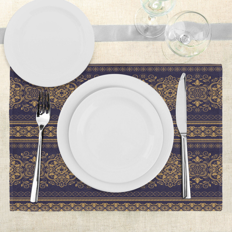 Damask Border Place Mats