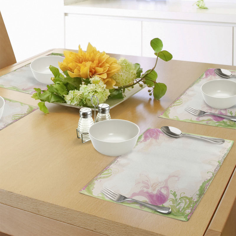 Pastel Tulips Place Mats