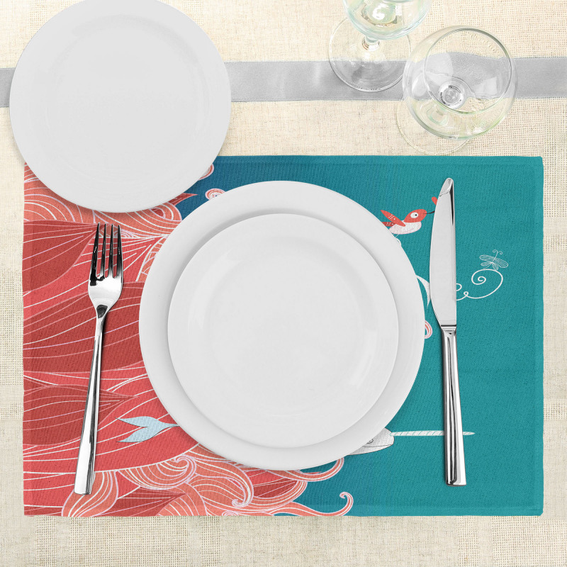 Arctic Whale and Bird Place Mats