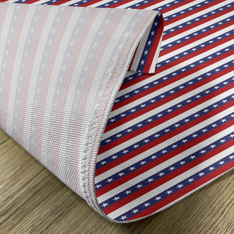 American Flag Motif Place Mats