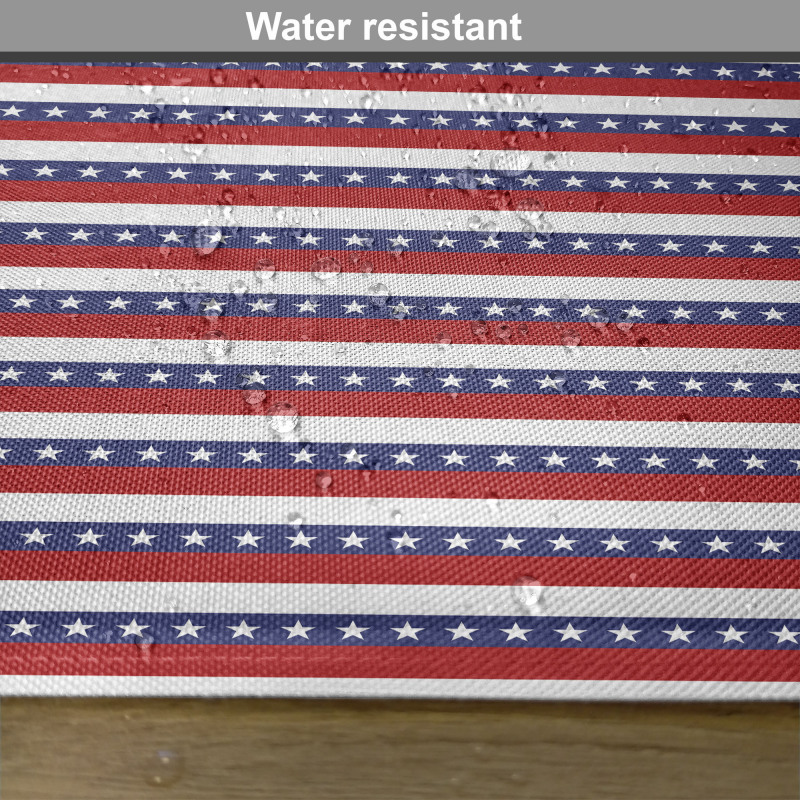 American Flag Motif Place Mats