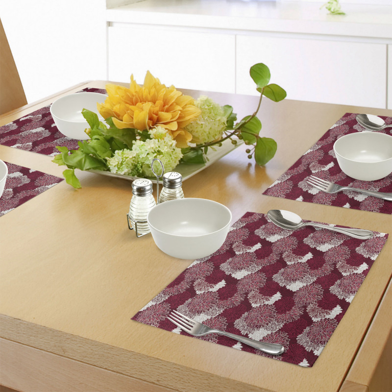 Chrysanthemums Place Mats