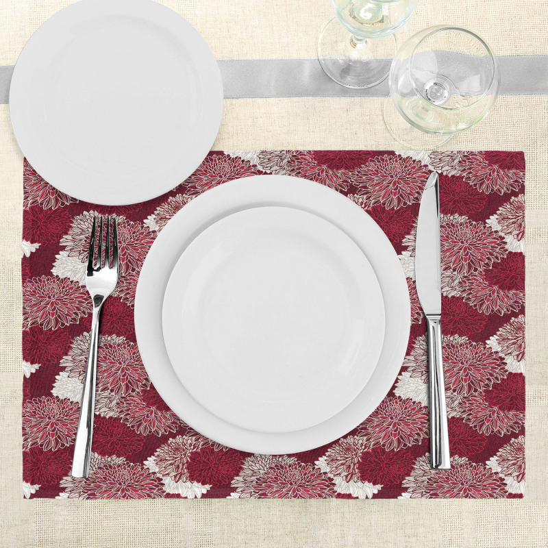 Chrysanthemums Place Mats