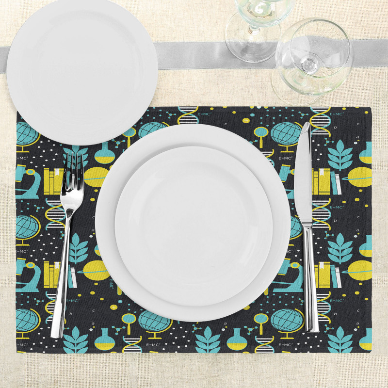 Science Class Pattern Place Mats