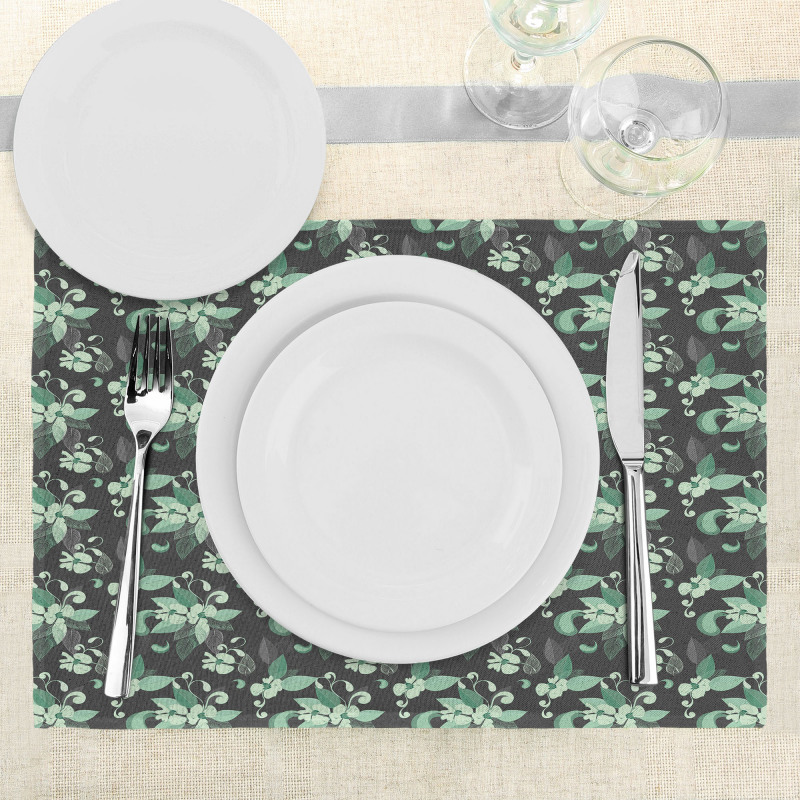 Nostalgic Floral Place Mats