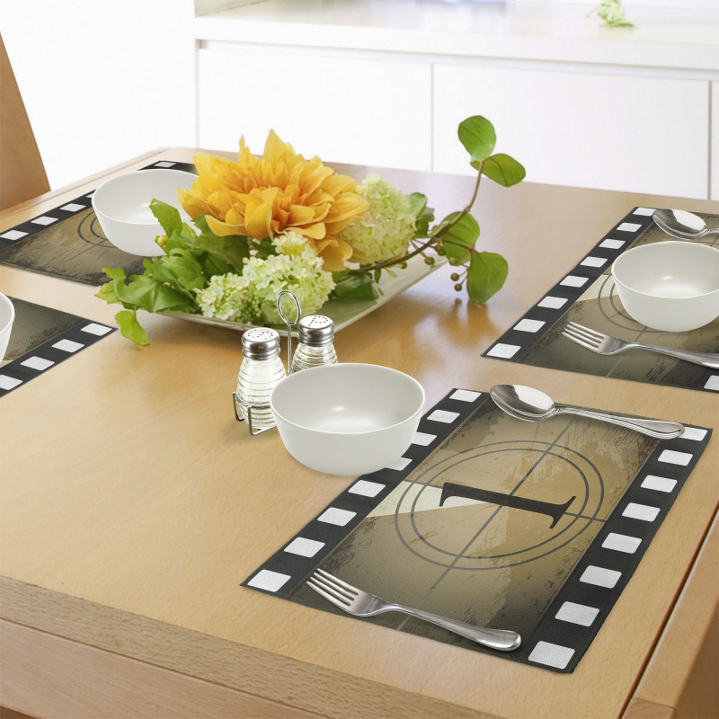 Grunge Countdown Place Mats