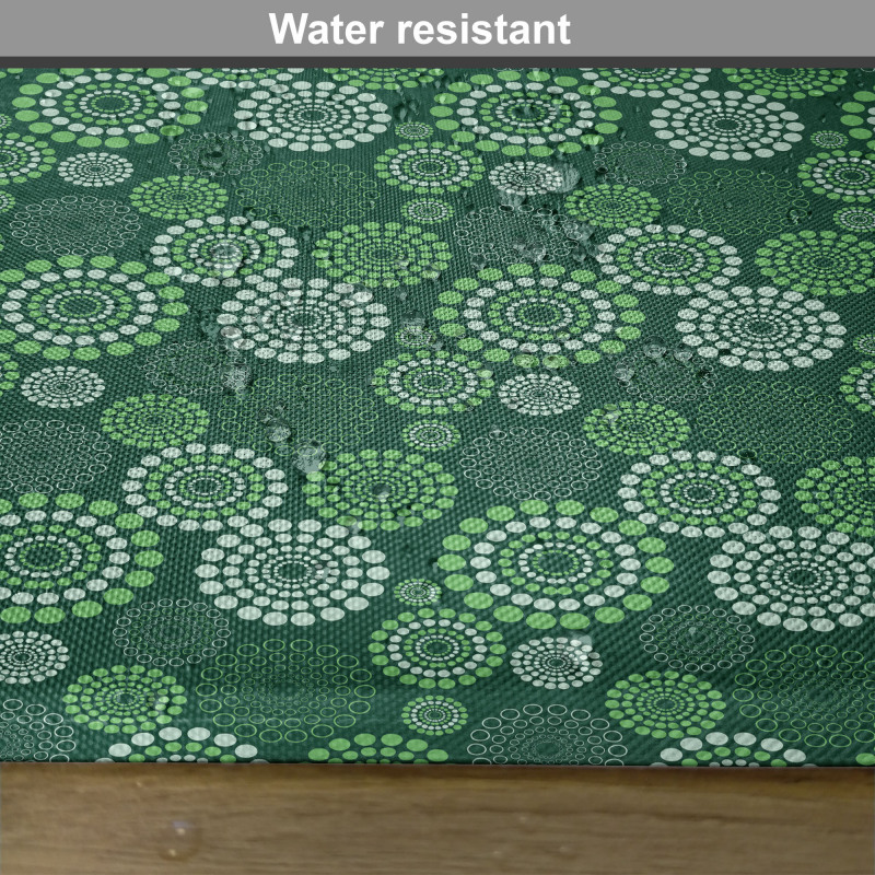 Green Dotted Pattern Place Mats