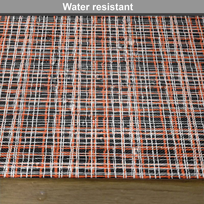 Vintage Striped Grid Art Place Mats