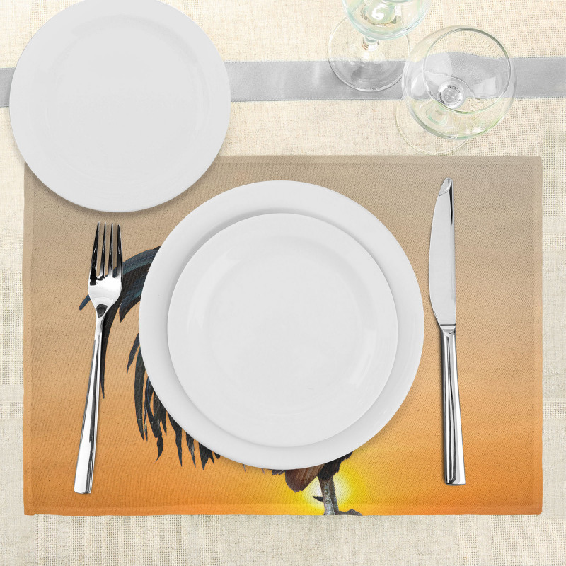 Farm Animal Sunrise Place Mats