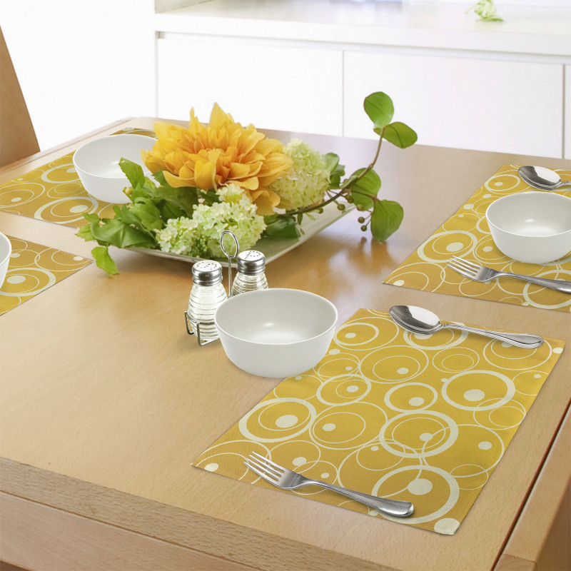 Circles and Dots Place Mats