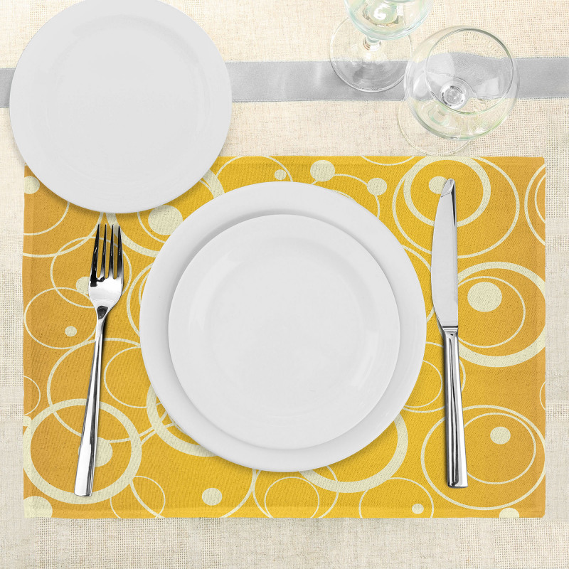 Circles and Dots Place Mats