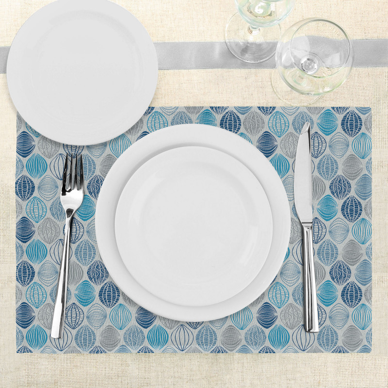 Round Shapes Design Place Mats