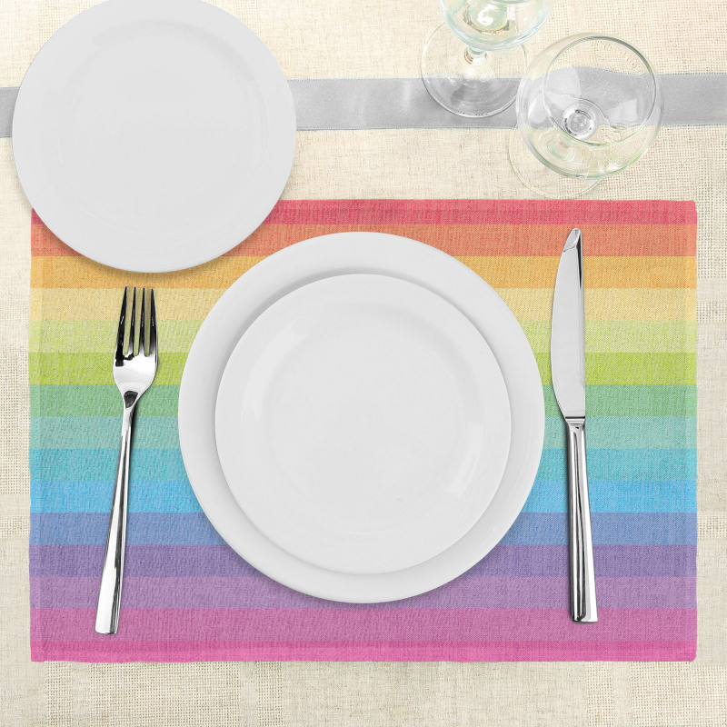 Retro Stripes Place Mats