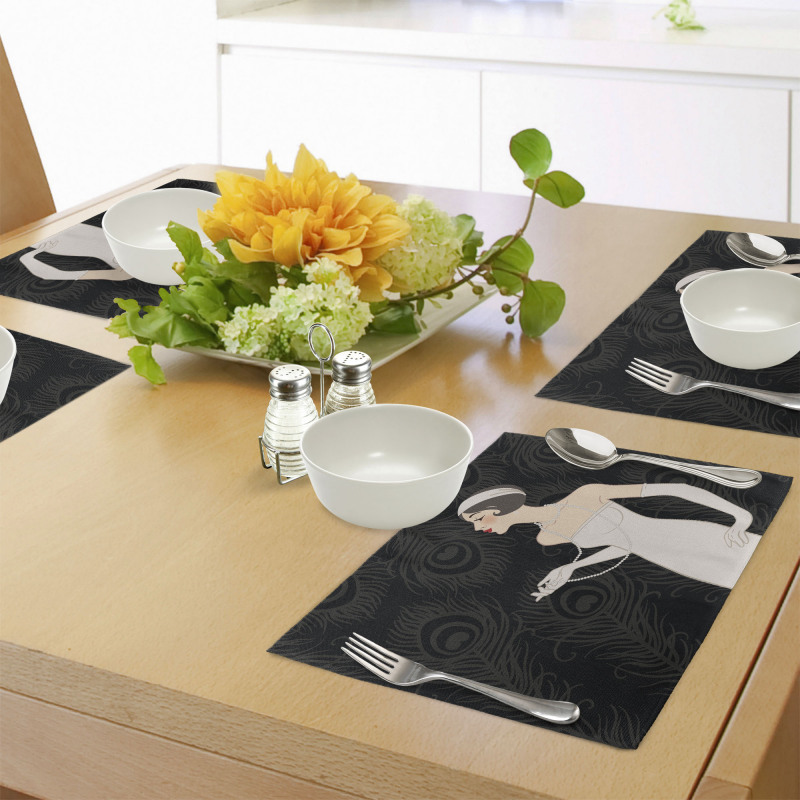 Art Deco Design Place Mats