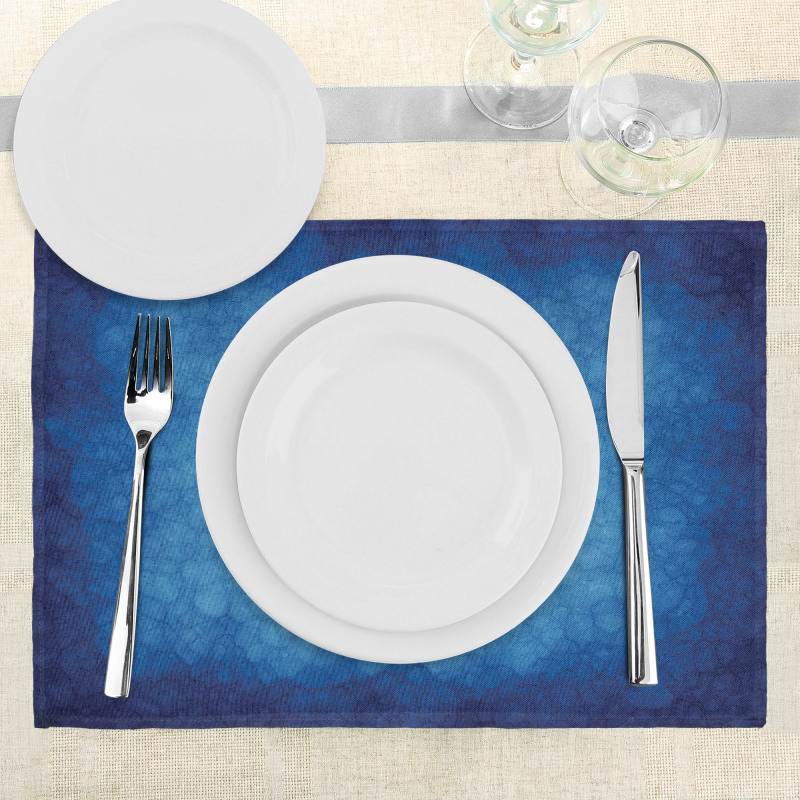 Grunge Monochrome Centered Place Mats