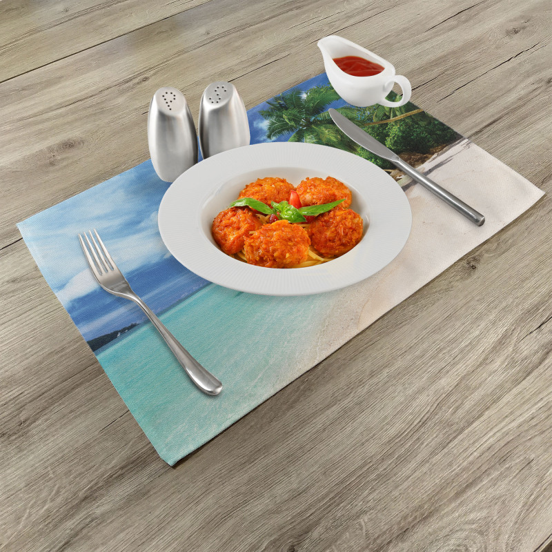 Seascape Nature Jungle Place Mats