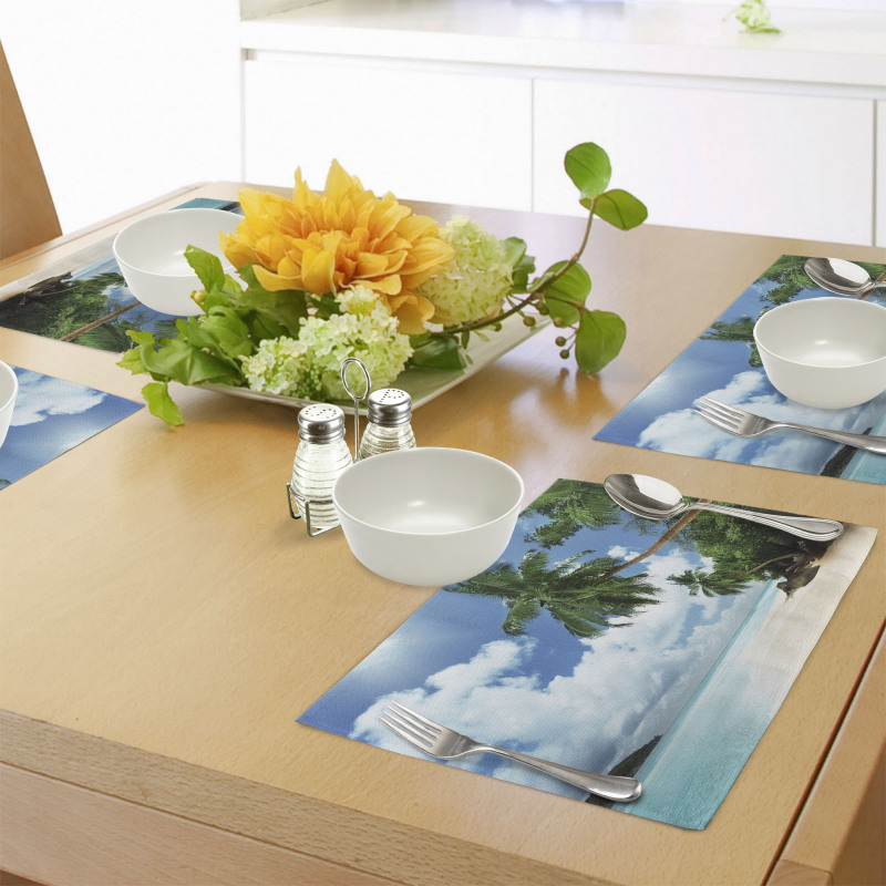 Palm Leaf Island Lagoon Place Mats