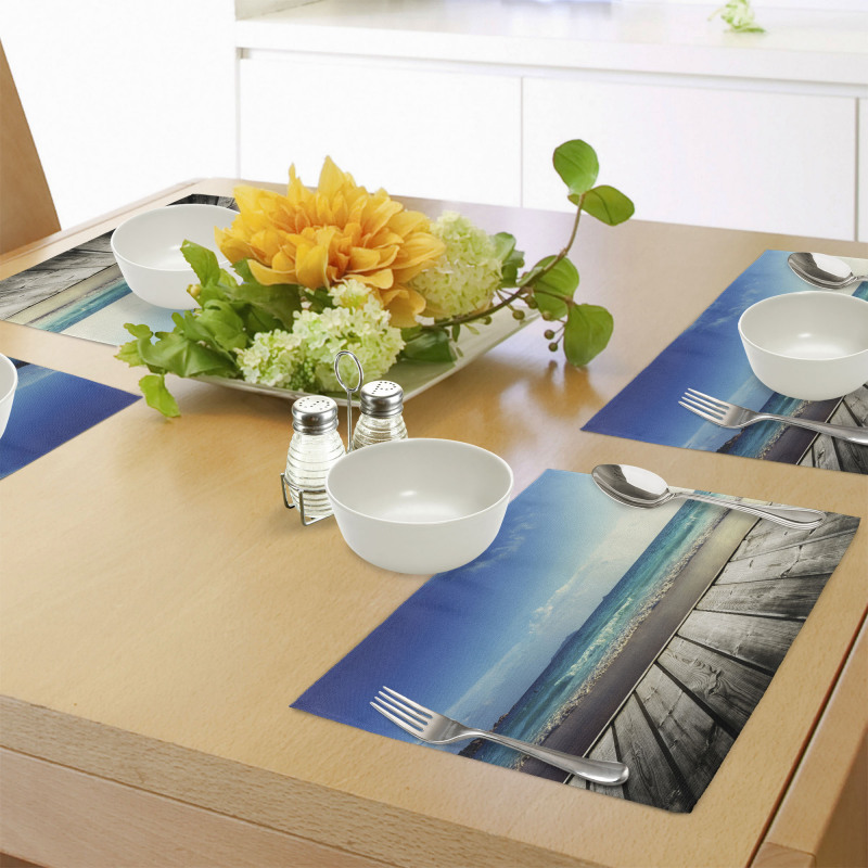 Weathered Beach Waves Place Mats