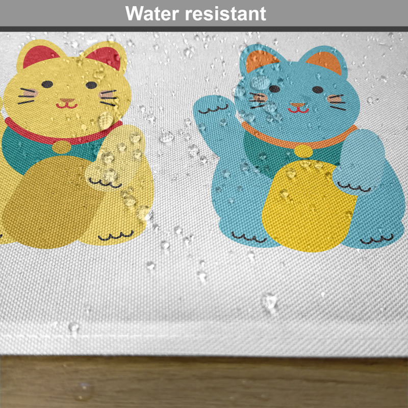 Colorful Maneki Neko Place Mats