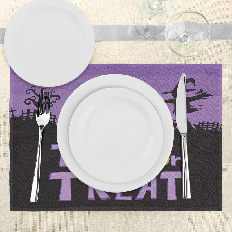 Halloween Trick or Treat Place Mats