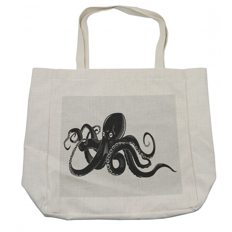 Curling Tentacles Curl Shopping Bag