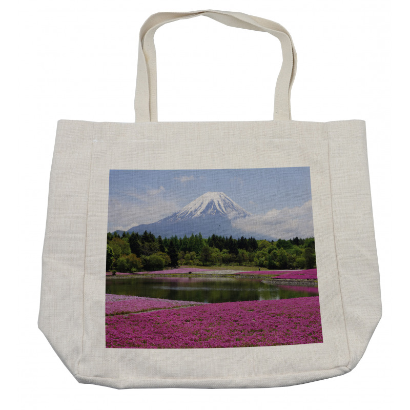 Festival of Shibazakura Field Shopping Bag