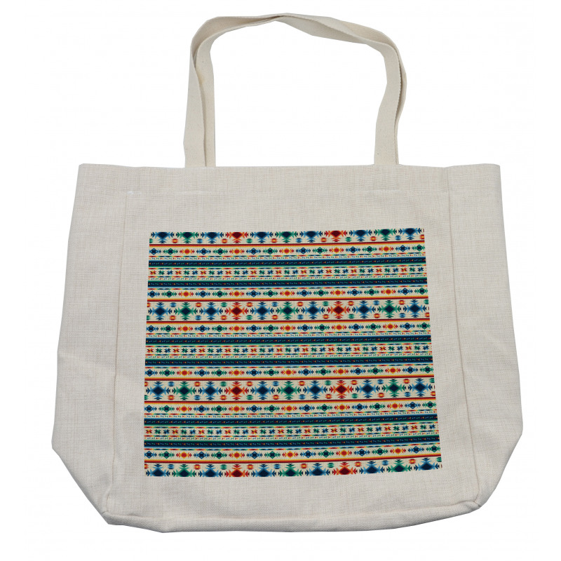 Aztec Geometry Primitive Shopping Bag