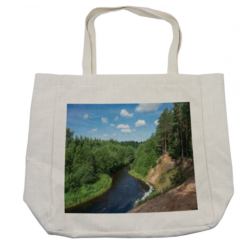 Polomet River in Russia Shopping Bag