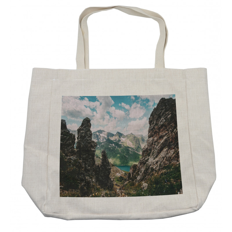 Rocky Mountains America Shopping Bag