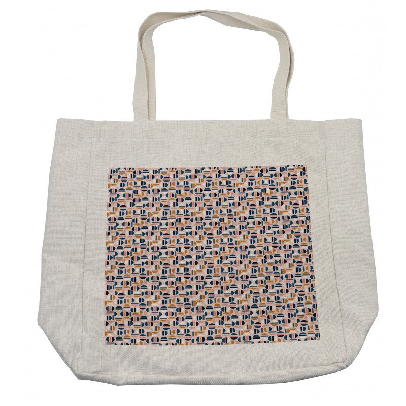 Contemporary Geometric Art Shopping Bag